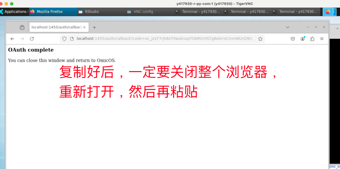 Codex 显示授权完成